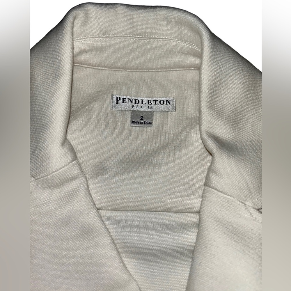 Pendleton! Blazer!! Winter White, Double Breasted… - image 6